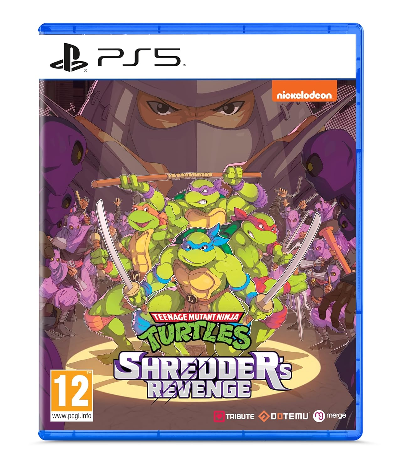 Teenage Mutant Ninja Turtles Shredders Revenge PS5Video Games🐢 Classic Beat ‘Em Up Reimagined – Relive retro TMNT action with fresh animations and co-op fun. 🕹️ Playable Heroes & Villains – Control all four turtles, April, Master Splinter, and Casey Jon